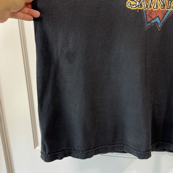 Lynyrd Skynyrd Band Logo T-Shirt Black Wash Unisex Cotton T-shirt XXL GUC - Picture 4 of 8